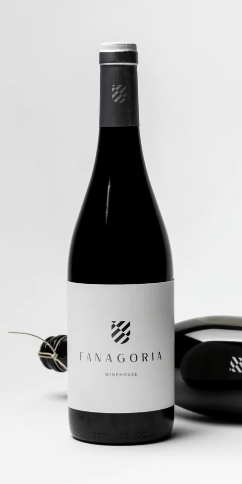 Fanagoria bottle with the white label