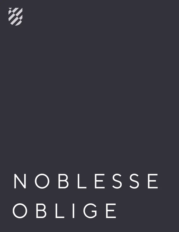 Fanagoria slogan Noblesse oblige with the new mark